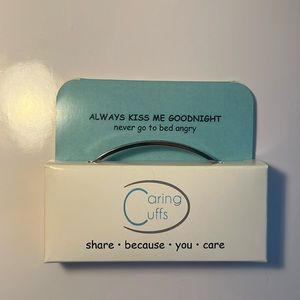 NWT Caring Cuff Always Kiss Me Goodnight
